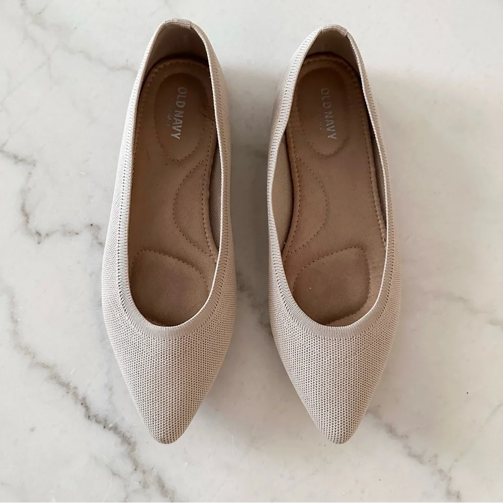 Old Navy “Rothy Style” Pointy Toe Flats - Picture 2 of 8